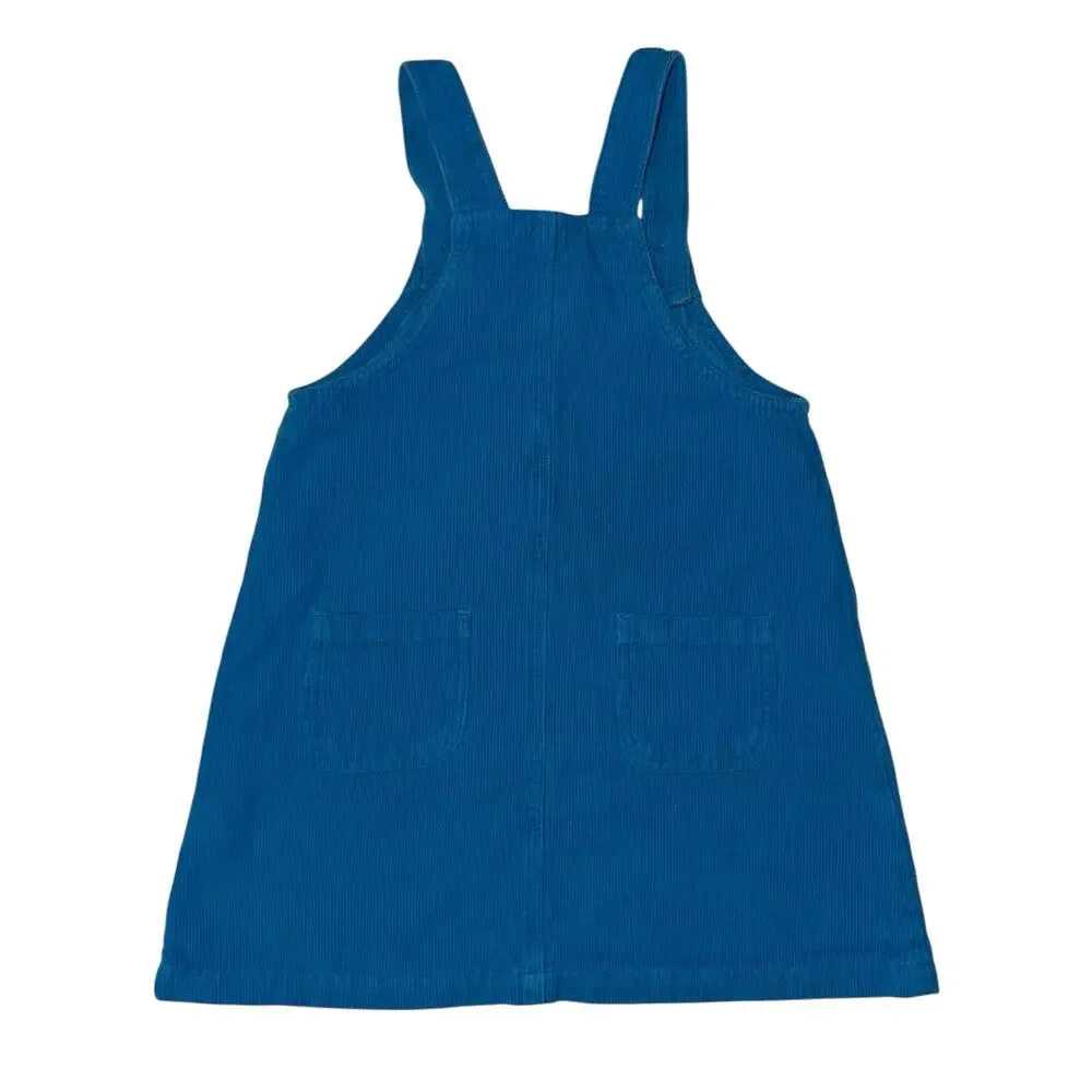 Frugi Rainbow Birds Overall Jumper‎ Dress 5/6 Corduroy Organic Cotton Applique
